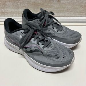 Saucony Sneakers Womens 8.5 Guide 15 Running Shoes Gray Purple Lightweight‎